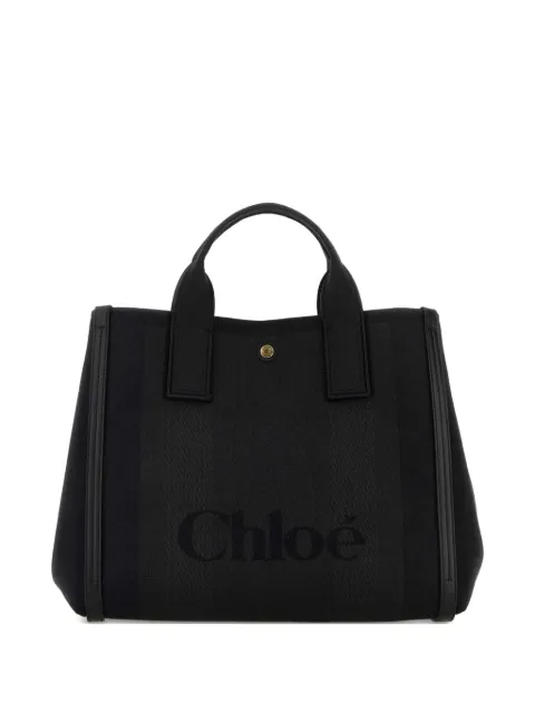 Chloé tote con logo en relieve