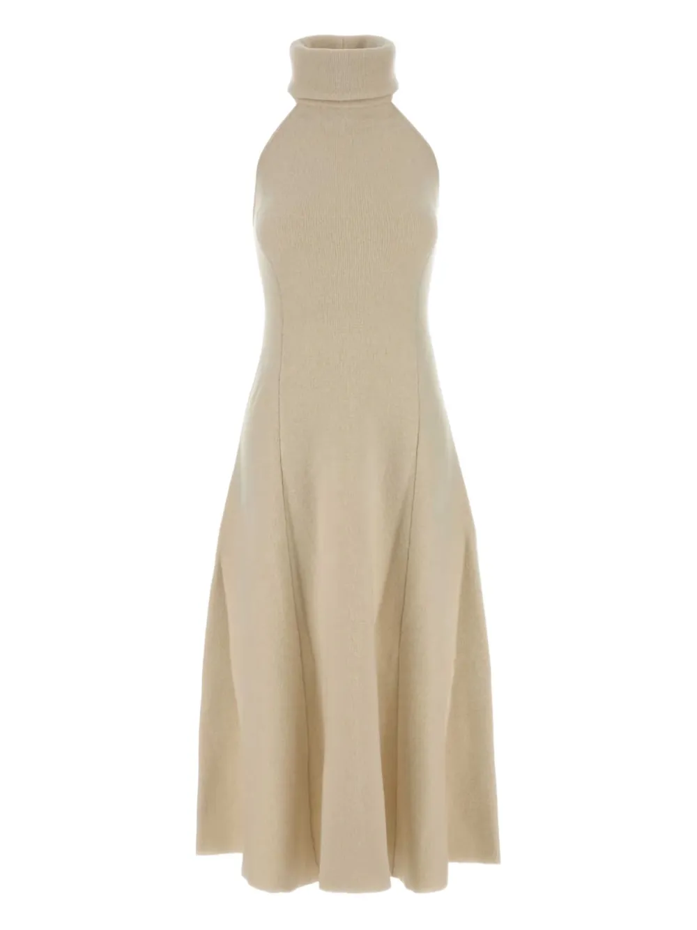 Magda Butrym halterneck midi dress - ニュートラル Magda Butrym halterneck midi dress - ニュートラル