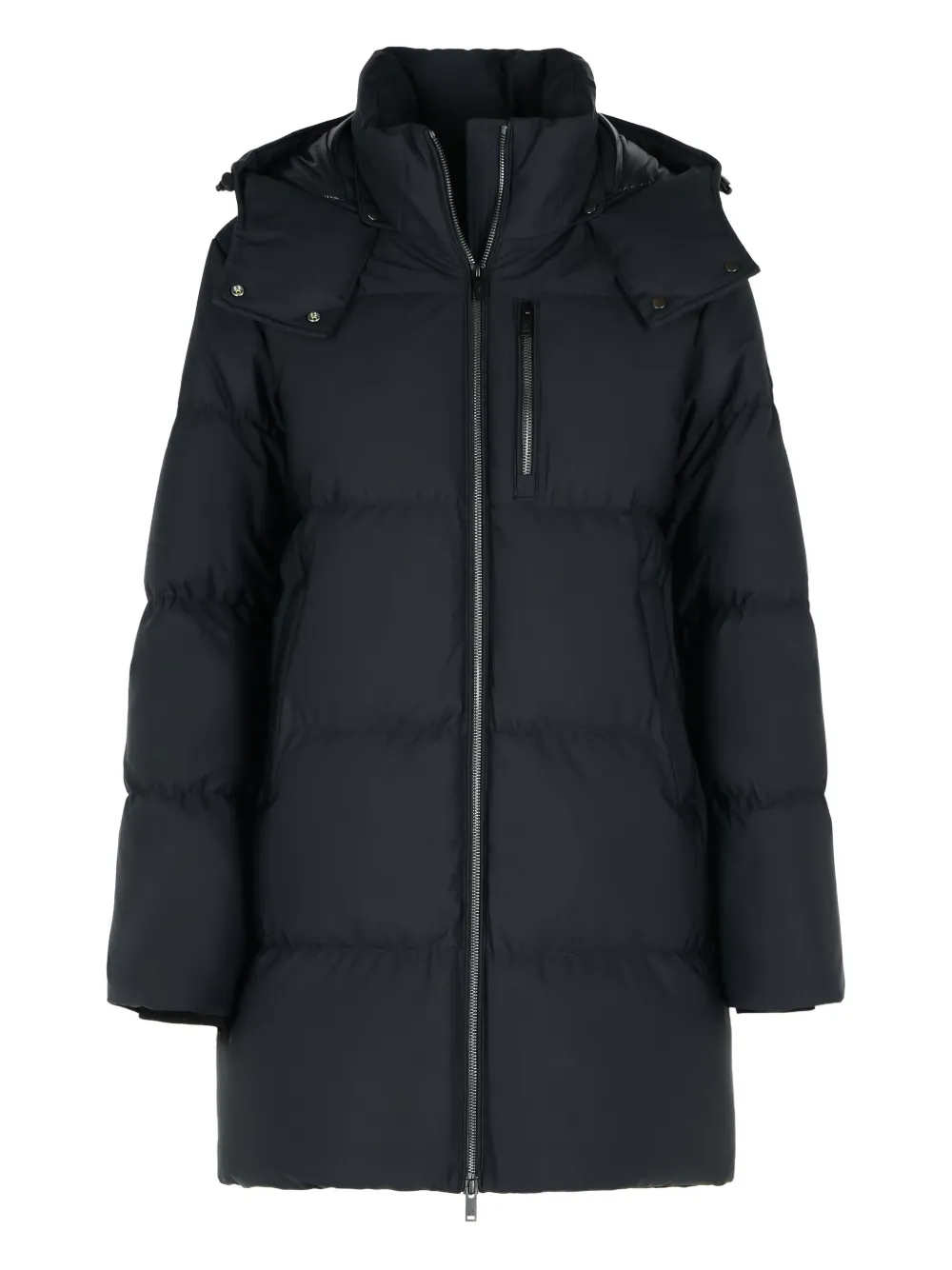 Moose Knuckles faux fur-trim hooded jacket - ブラック Moose Knuckles faux fur-trim hooded jacket - ブラック