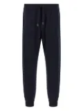 Brioni drawstring elastic track pants - Blue