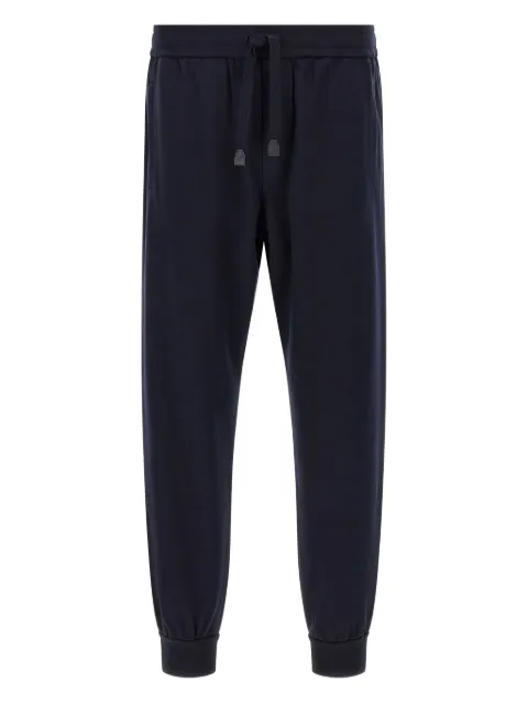 Brioni drawstring elastic track pants 