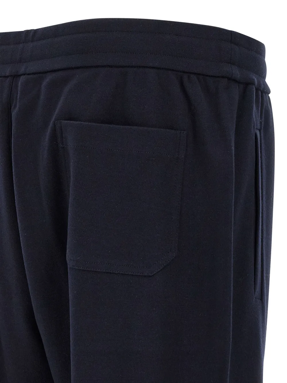 Brioni Cotton And Cashmere Joggers Pants Blue In Blue