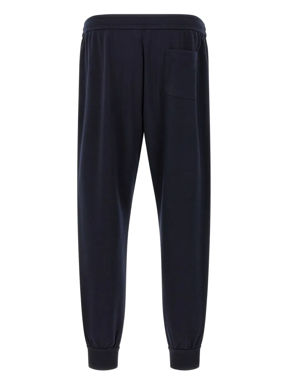 Brioni Cotton And Cashmere Joggers Pants Blue In Blue
