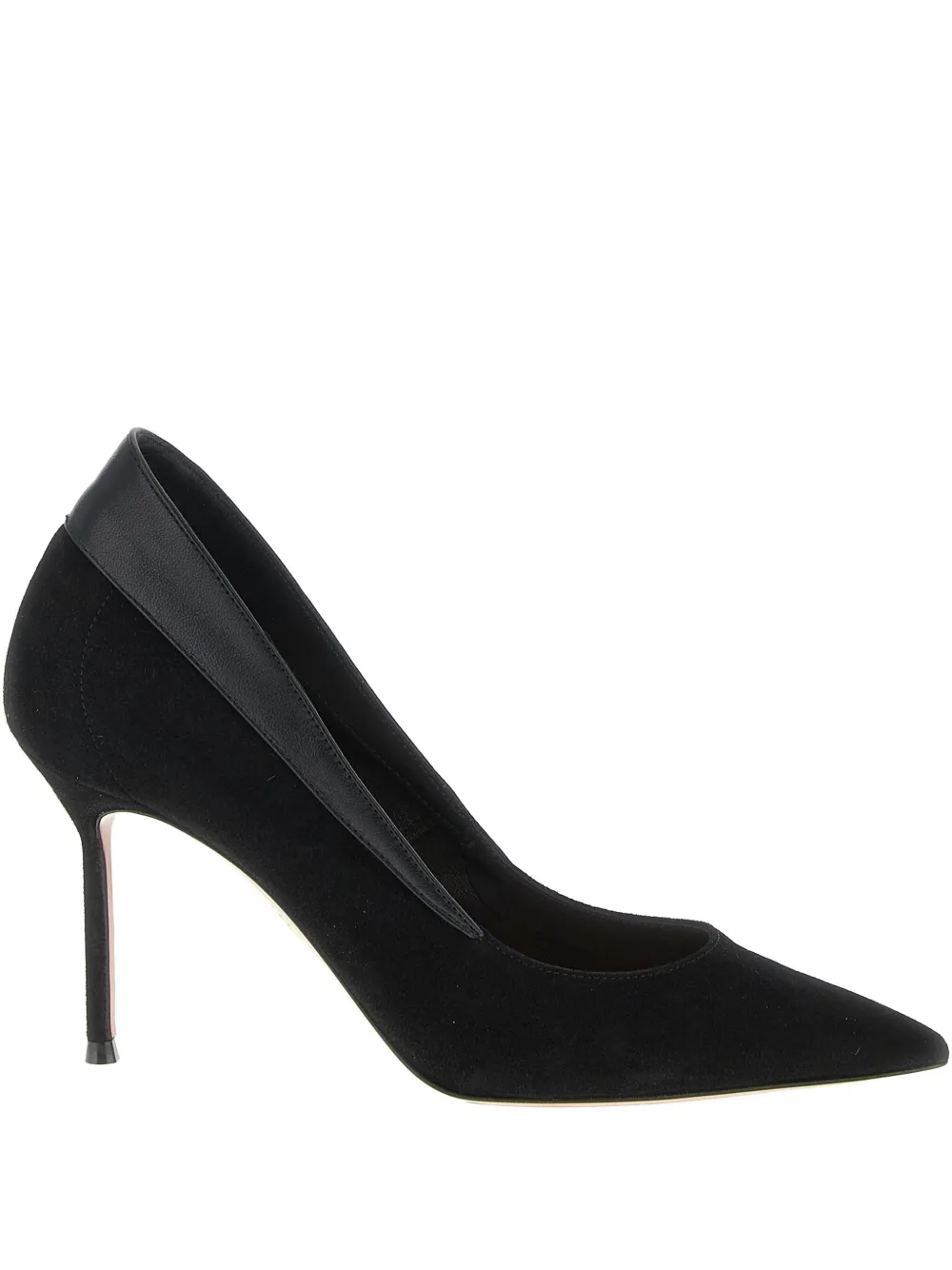 Aquazzura 85 mm Guanto leren pumps Zwart