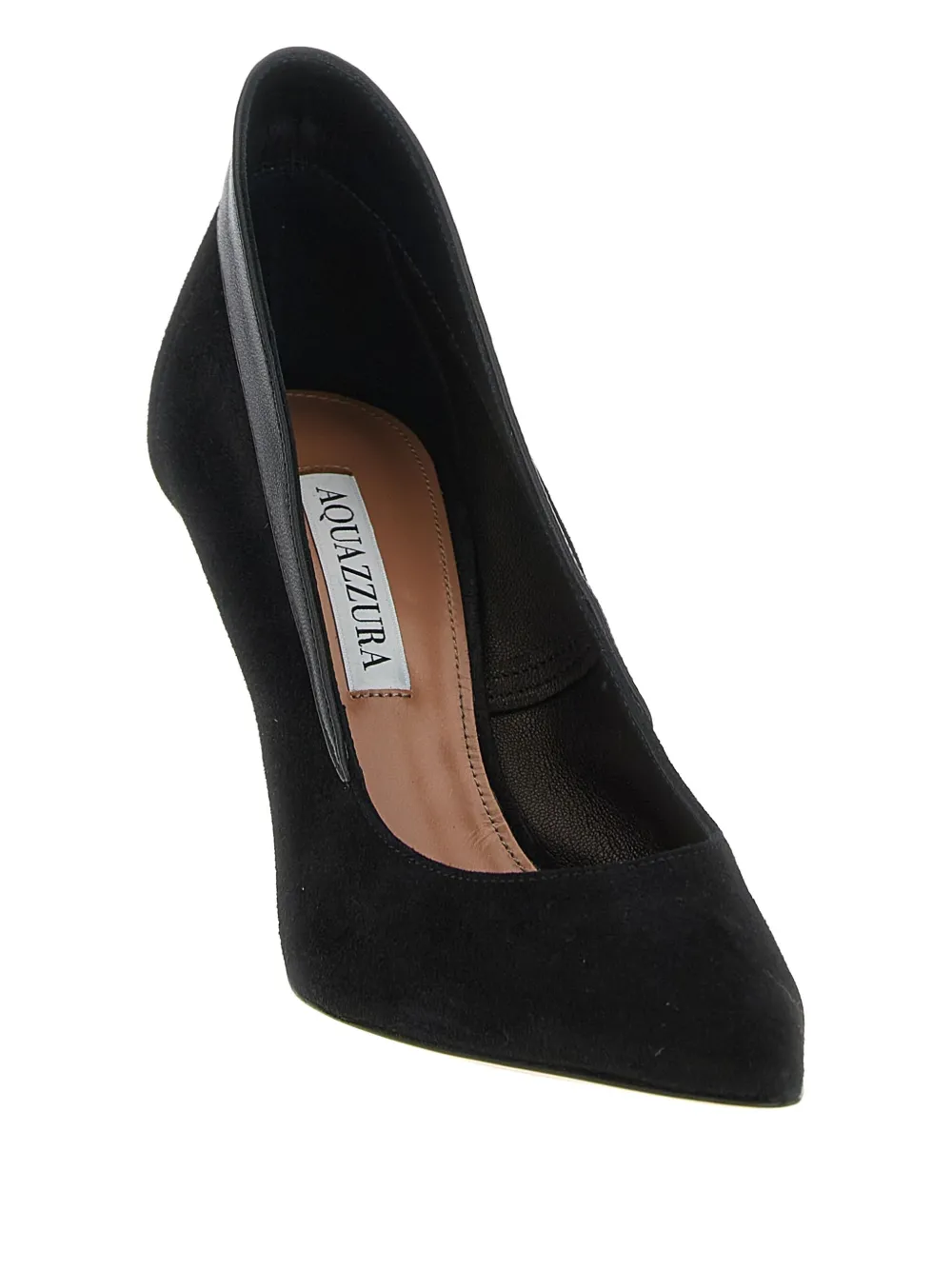 Aquazzura 85 mm Guanto leren pumps Zwart