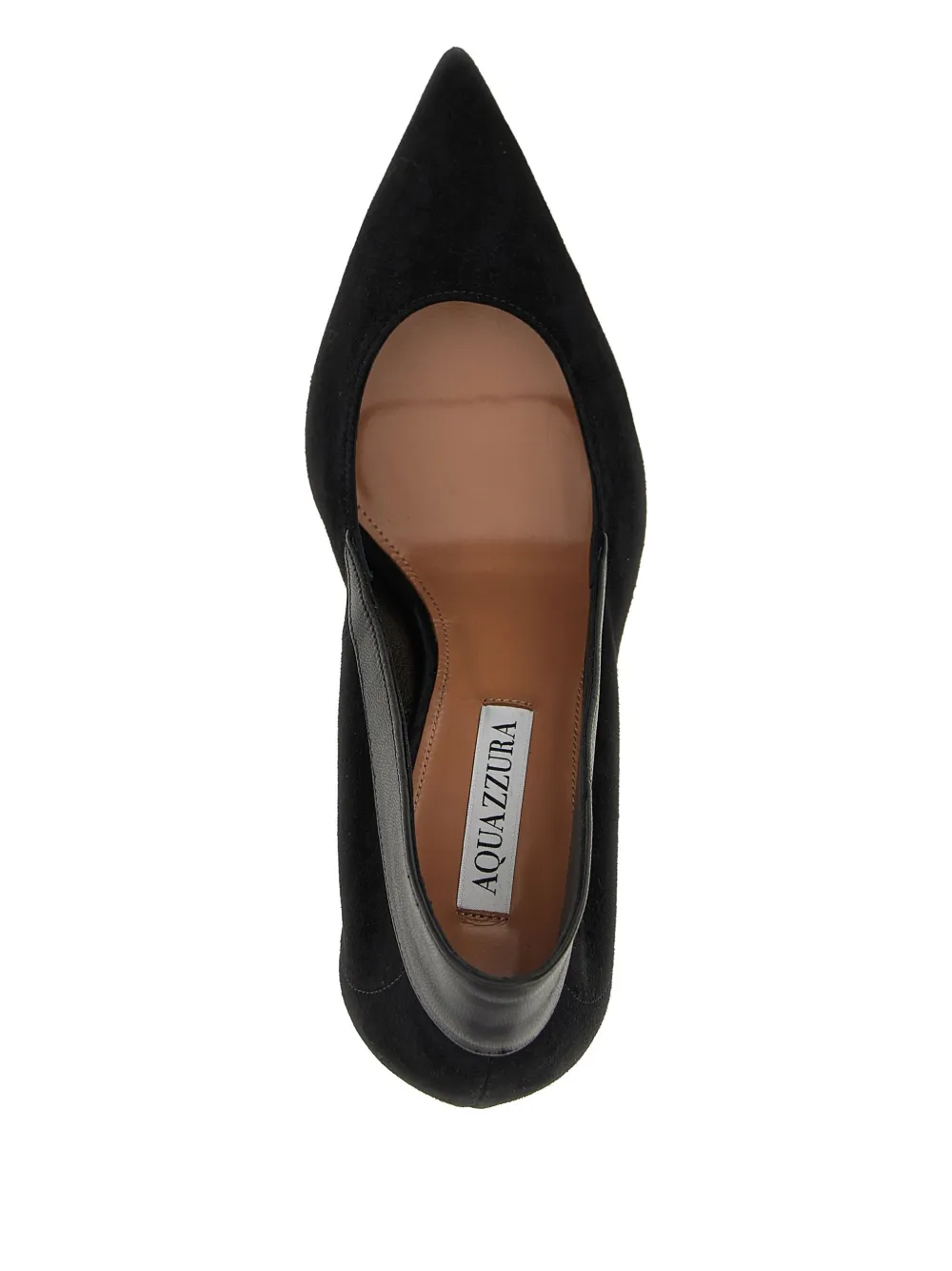 Aquazzura 85 mm Guanto leren pumps Zwart