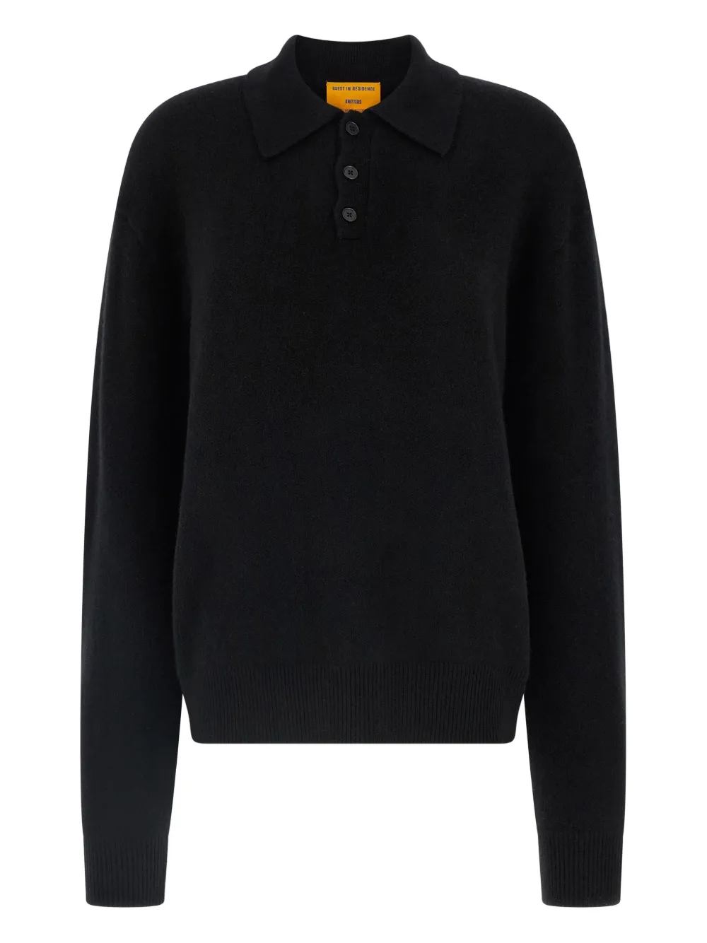 Guest In Residence Allday cuffed-sleeve sweater | Black | Image 1