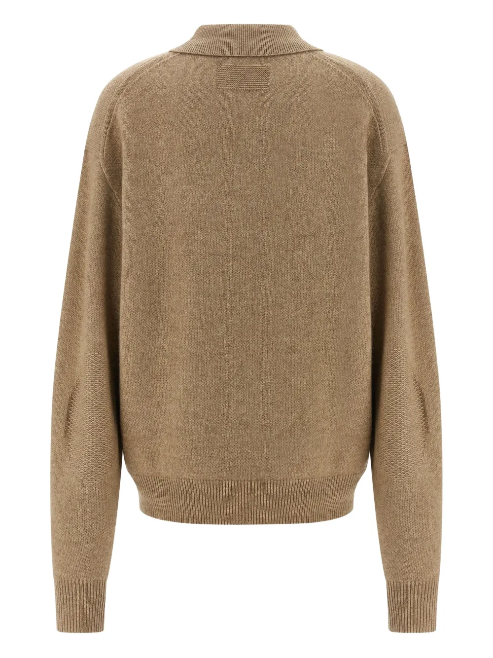Guest In Residence Allday Cuffed Elbow Sweater In Brown