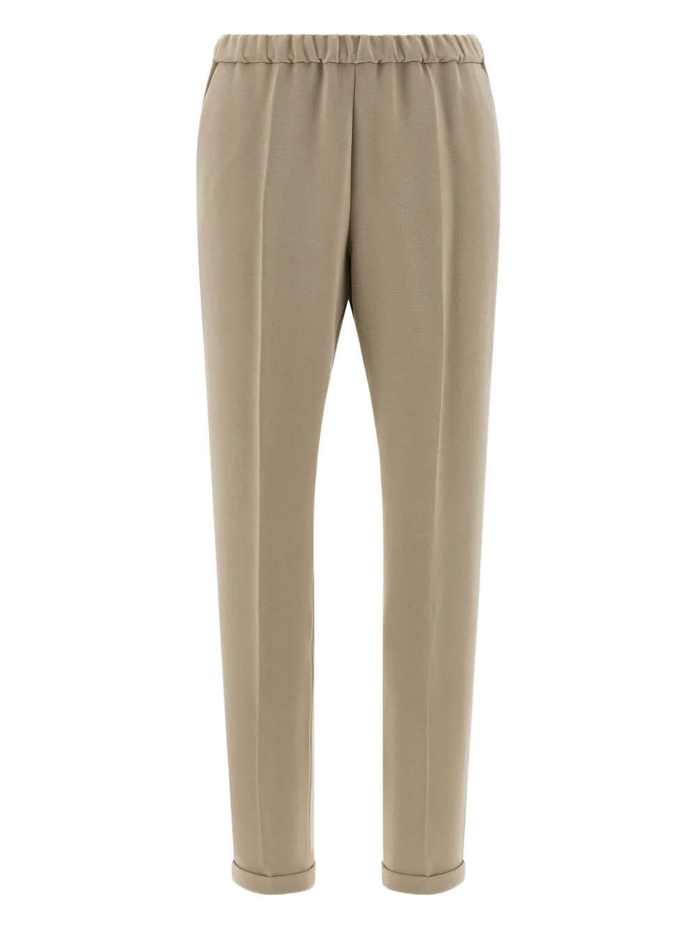 Alberto Biani elasticated pleat trousers - ニュートラル Alberto Biani elasticated pleat trousers - ニュートラル