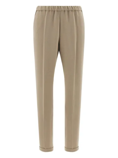 Alberto Biani elasticated pleat trousers