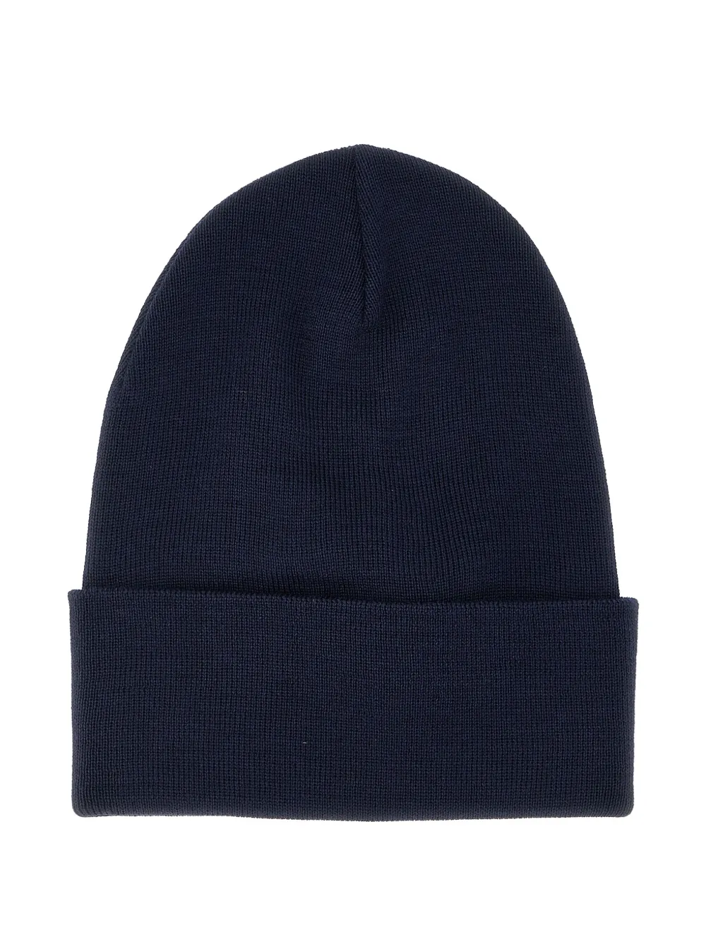 Moncler Grenoble turn-up logo patch beanie - Blauw