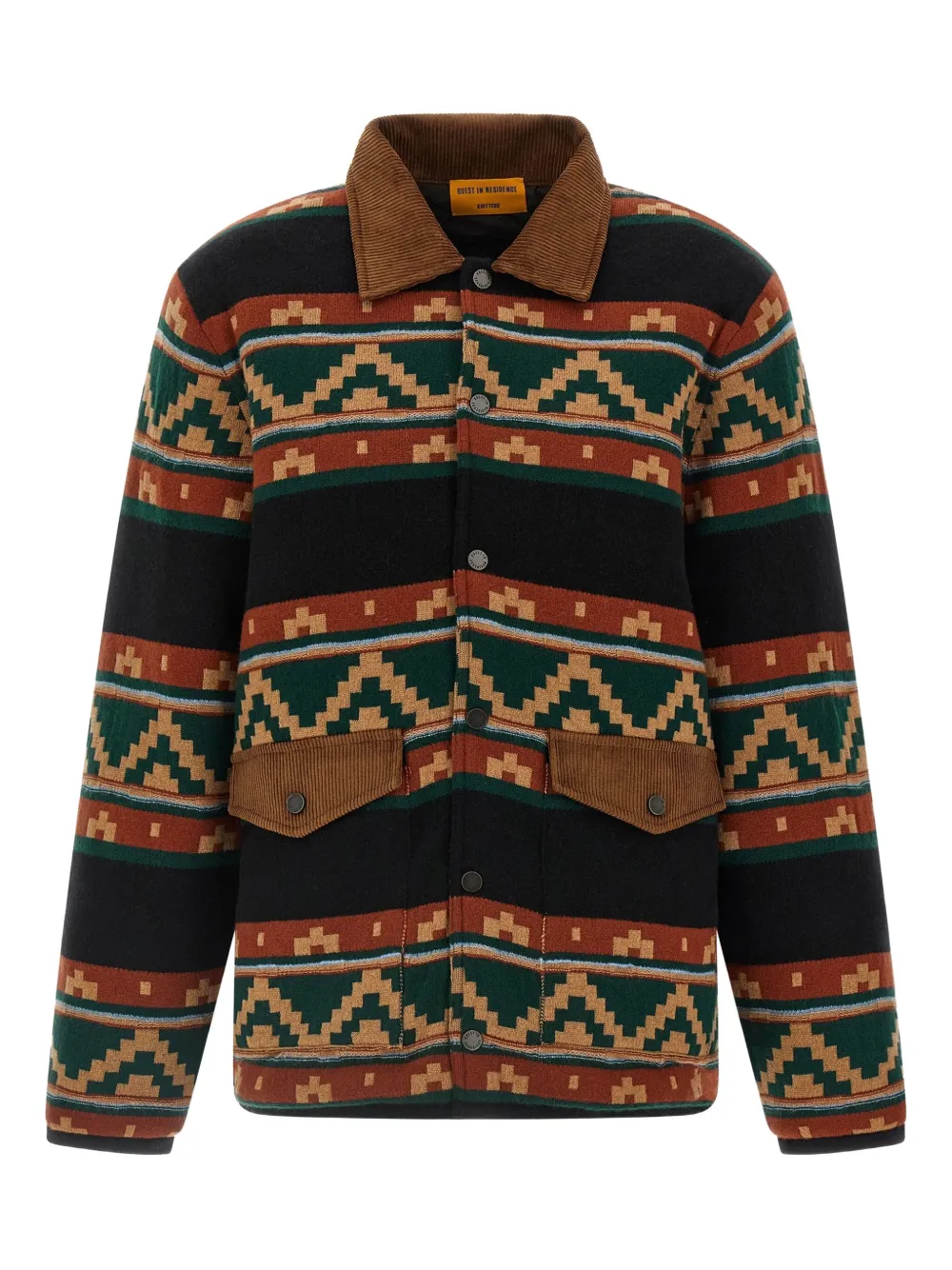 Guest In Residence corduroy-collar jacket | Black | Image 1