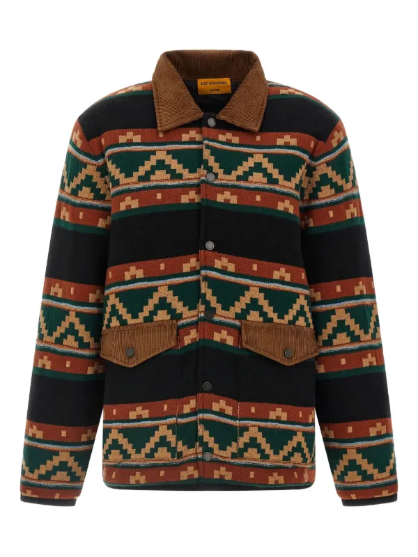 Guest In Residence Corduroy-collar Jacket in Black