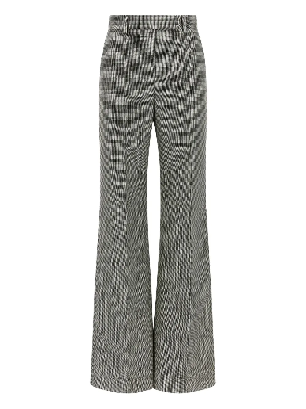 Valentino Garavani houndstooth stretched trousers - ホワイト Valentino Garavani houndstooth stretched trousers - ホワイト