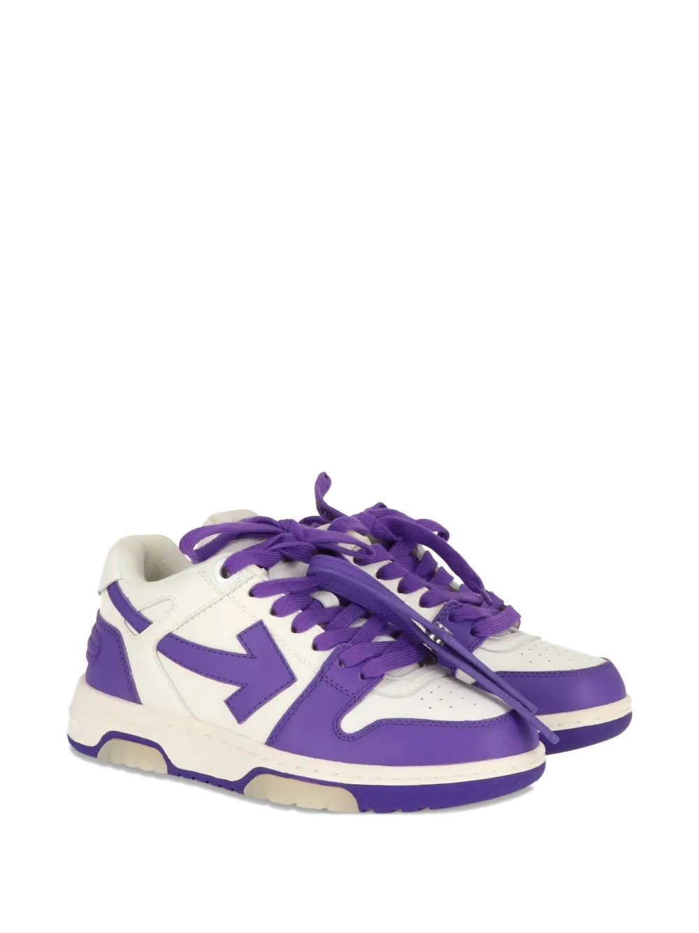 Off-White arrow-motif leather sneakers | Low-Tops | Image 2