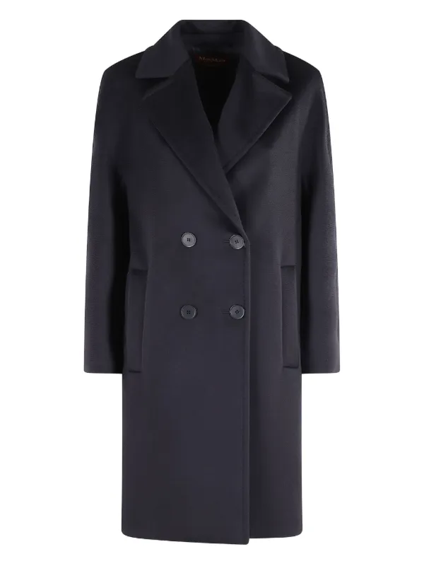 Max Mara ダブルコート | ブルー | FARFETCH JP