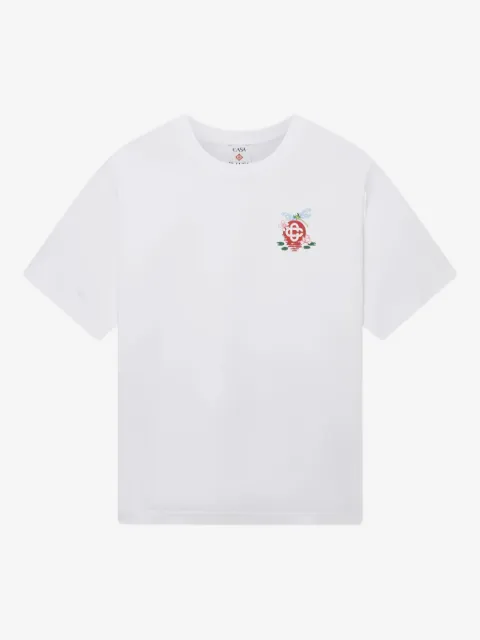 Casablanca Dragonfly Floral T-shirt