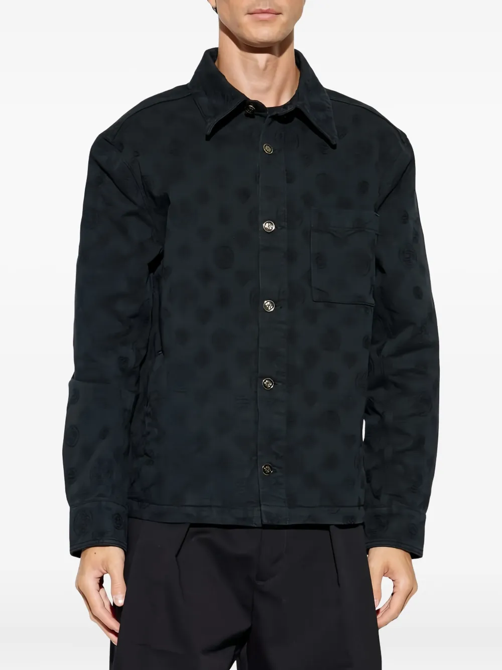 Casablanca monogram-embossed overshirt | Shirt Jackets | Image 2