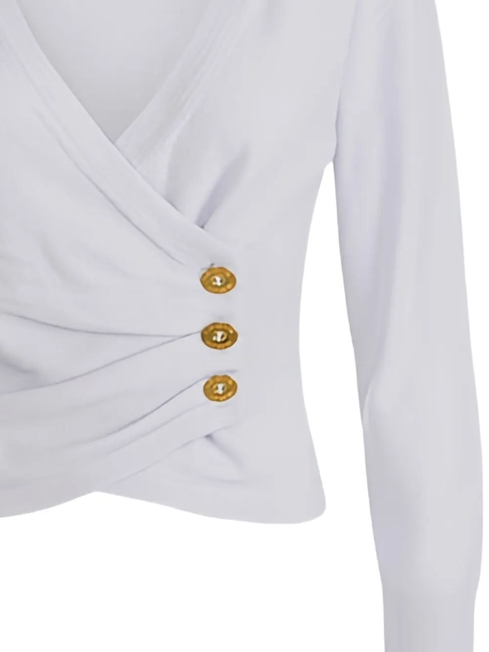 Elisabetta Franchi button-detail top | Blouses | Image 2