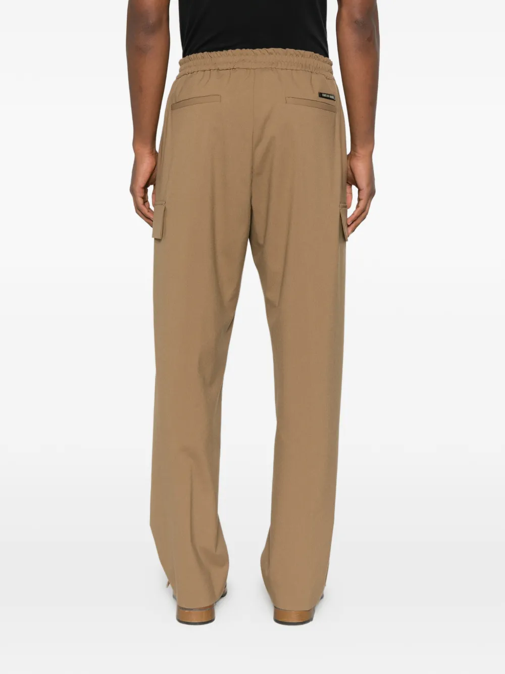 State Of Order Yak Cargo Drawstring Trousers In Brown