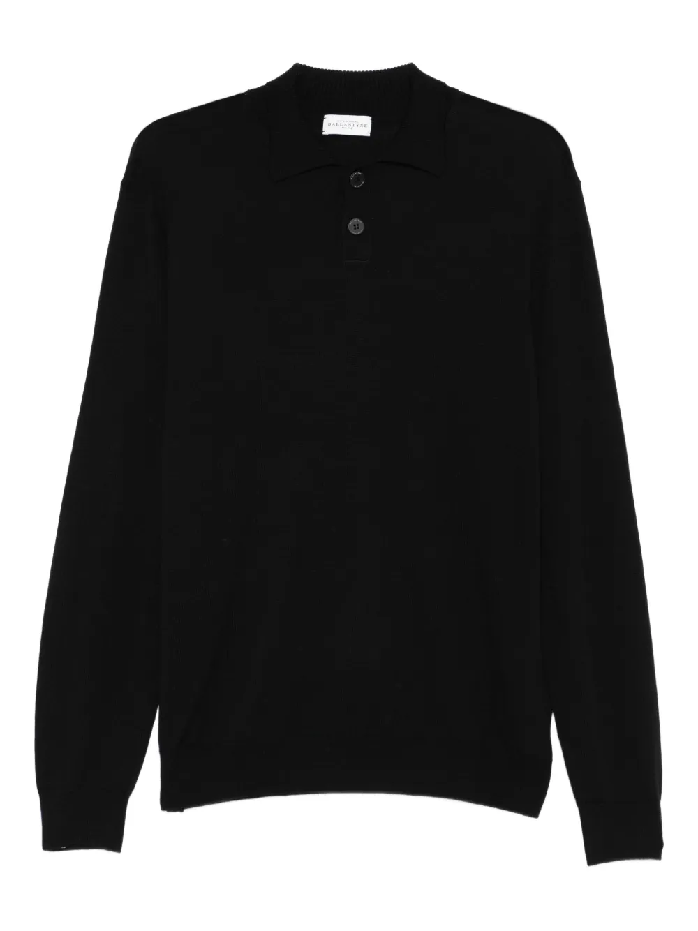Ballantyne playera tipo polo manga larga | negro | Image 1
