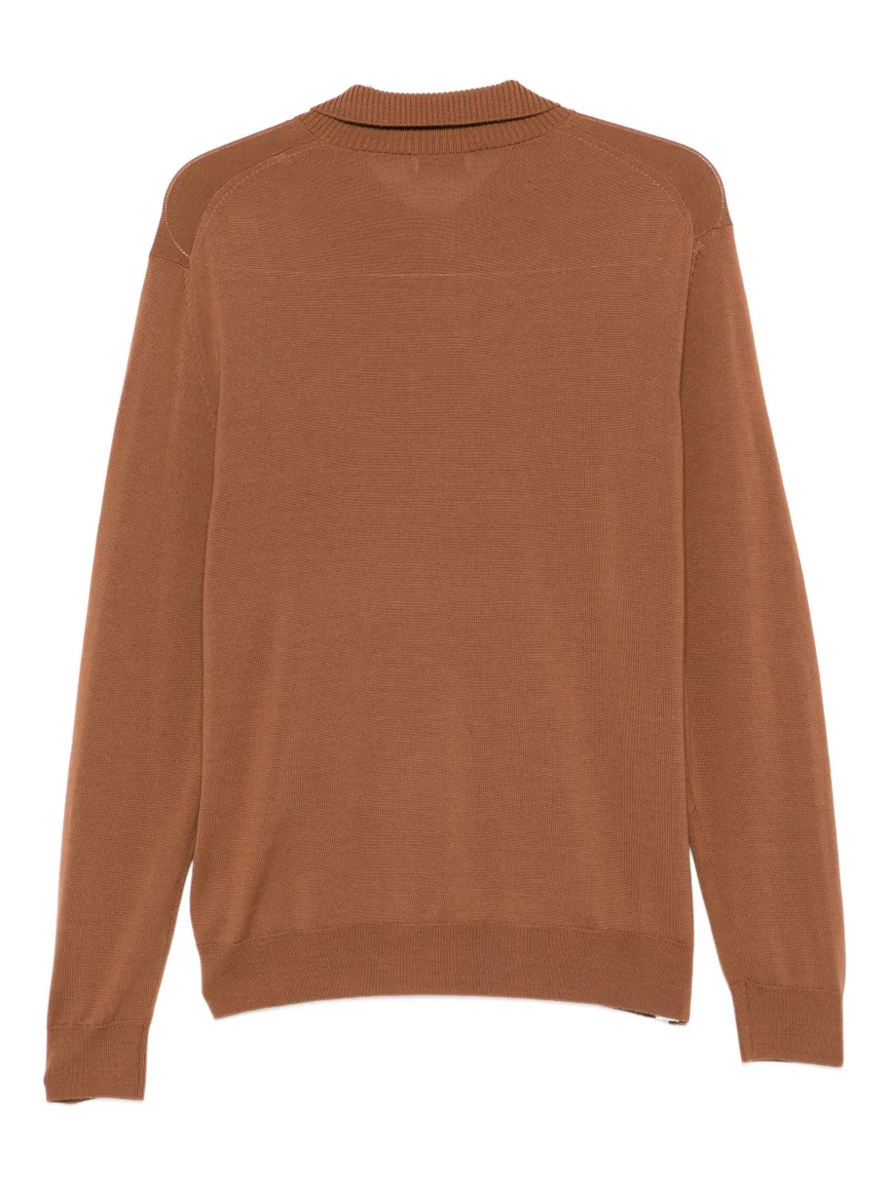Ballantyne long-sleeve polo shirt - Bruin