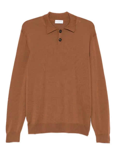 Ballantyne long-sleeve polo shirt