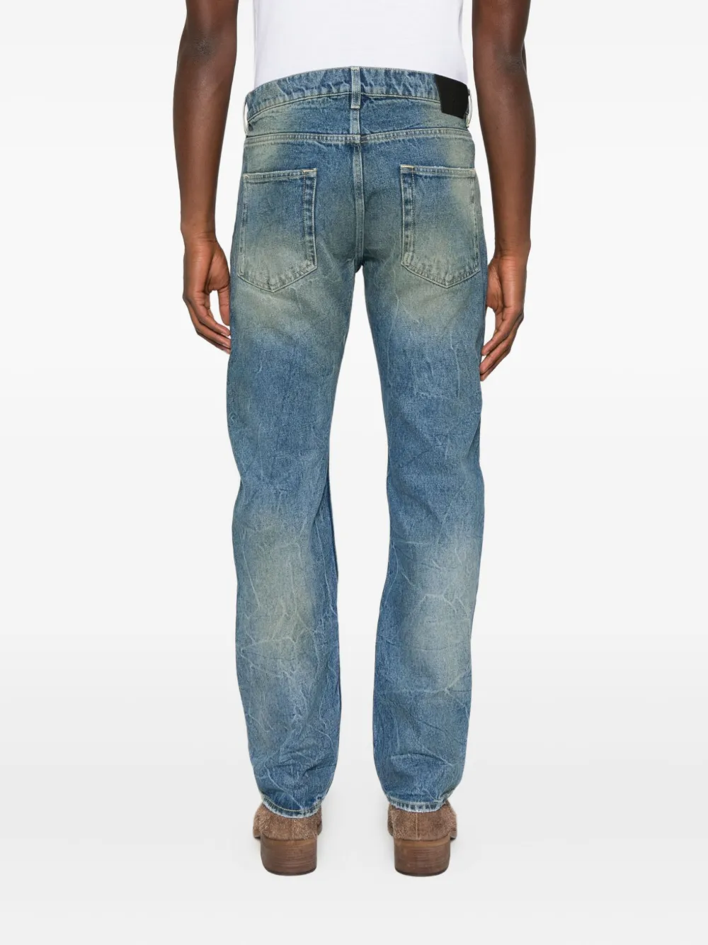 Salvatore Santoro Jeans met knopen Blauw