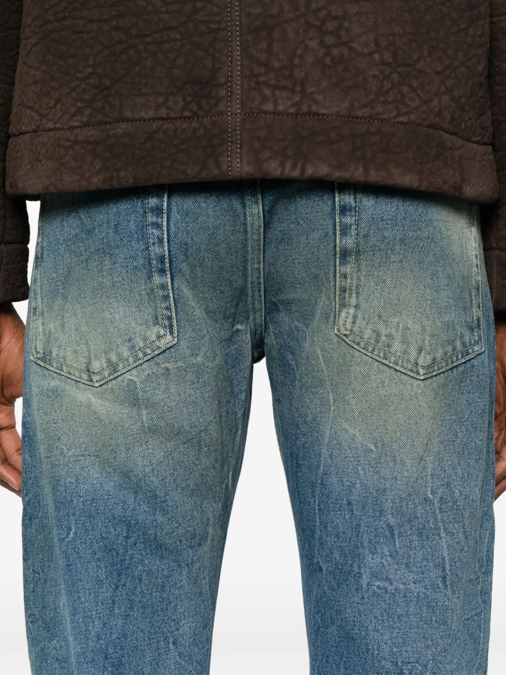 Salvatore Santoro Jeans met knopen Blauw