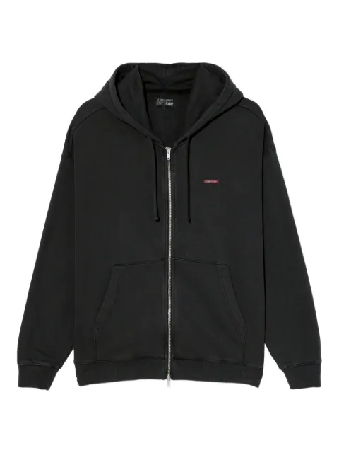 izzue logo-patch hoodie