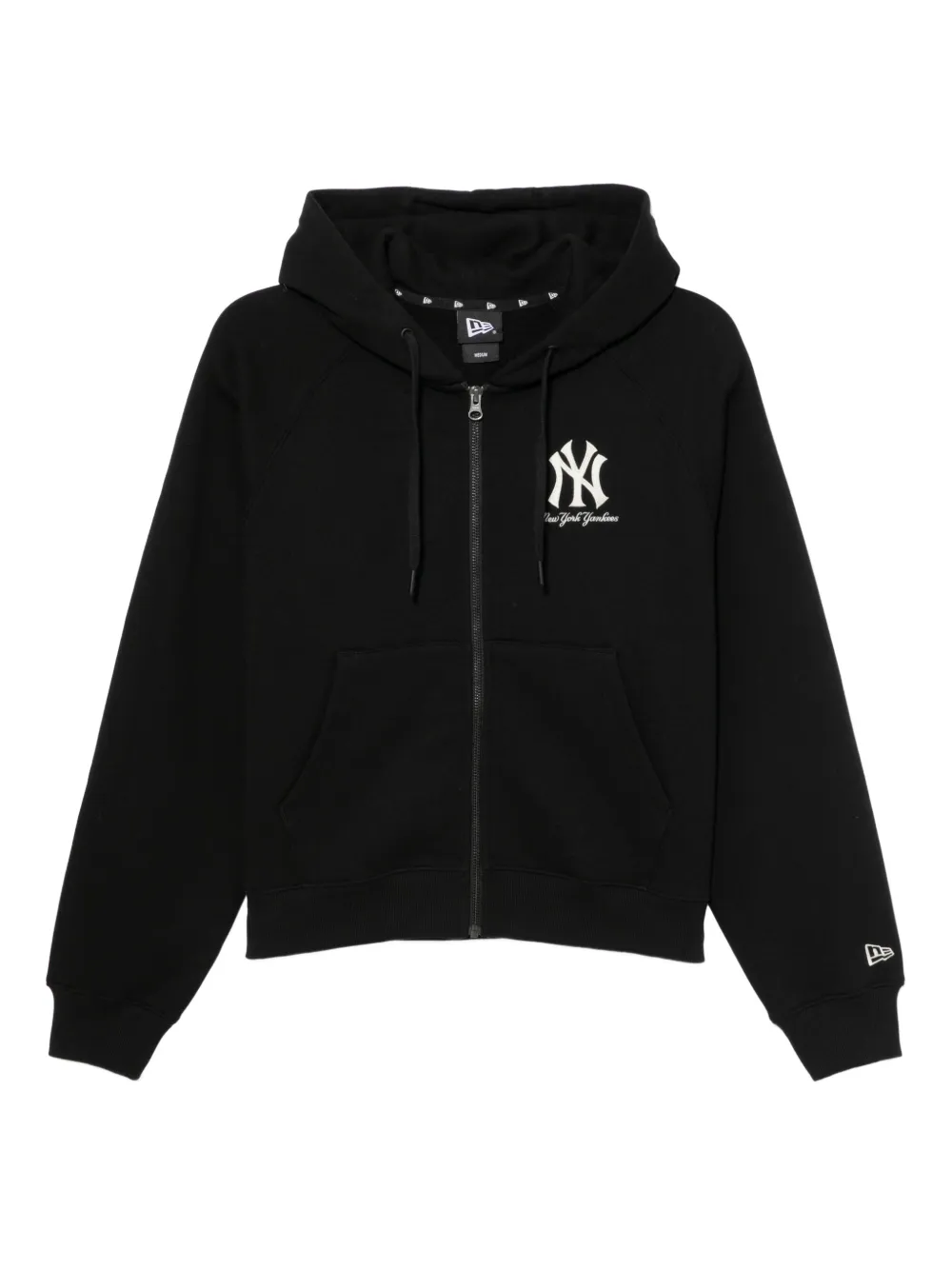 NEW ERA CAP logo-embroidered hoodie | Black | Image 1