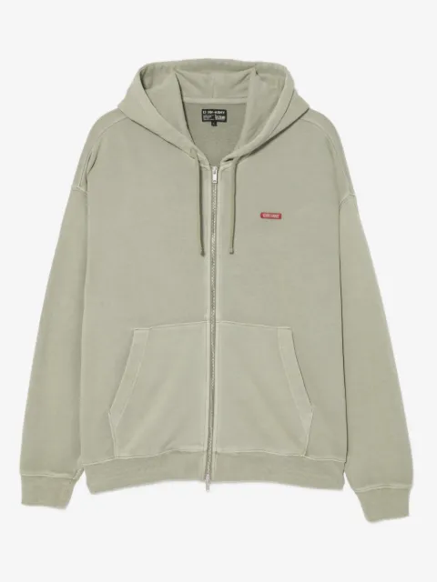 izzue logo-embroidered hoodie