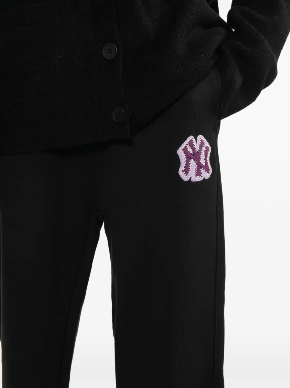 New Era Hose Mit Logo-stickerei In Black