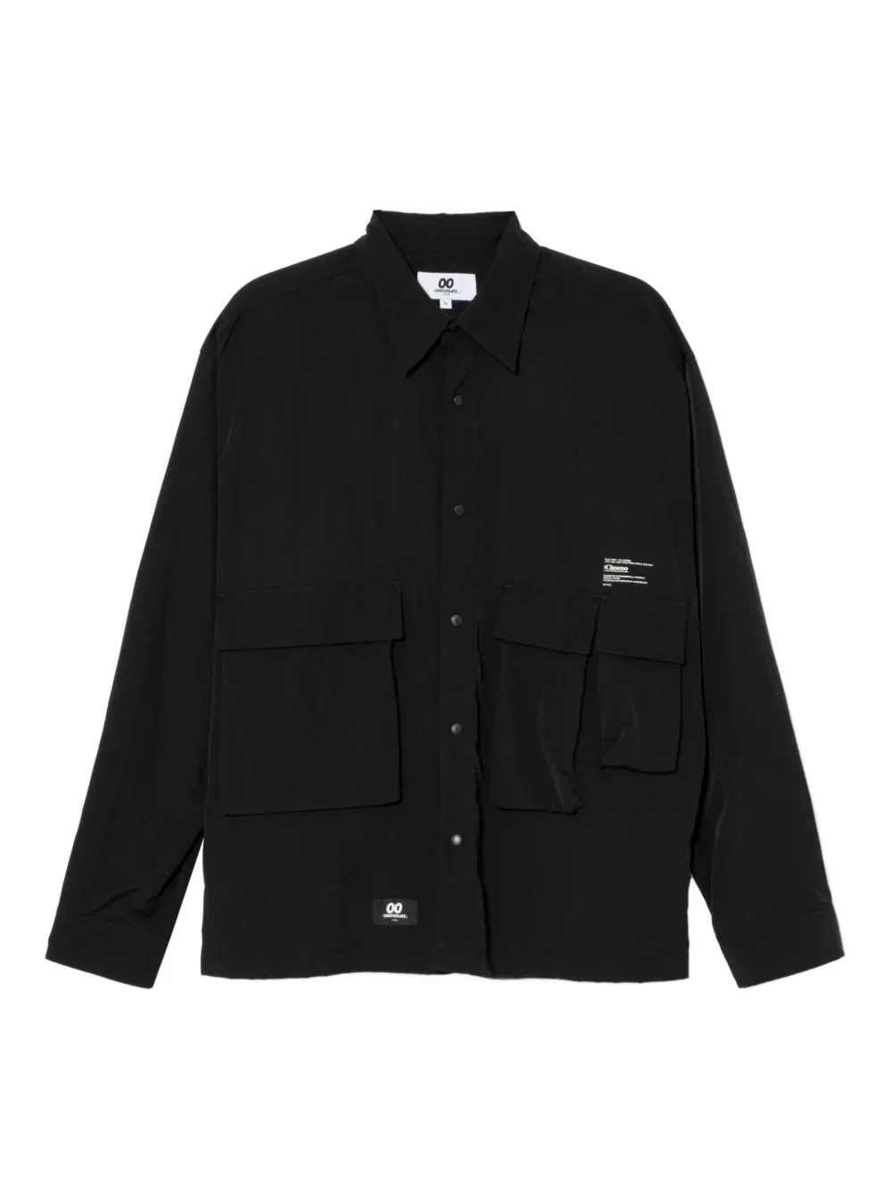 CHOCOOLATE camisa con logo estampado | negro | Image 1
