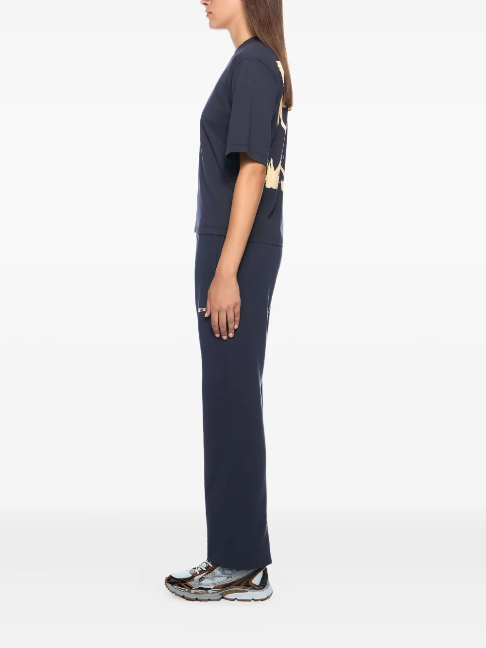 Off-White Ink Arrow T-shirt Blauw