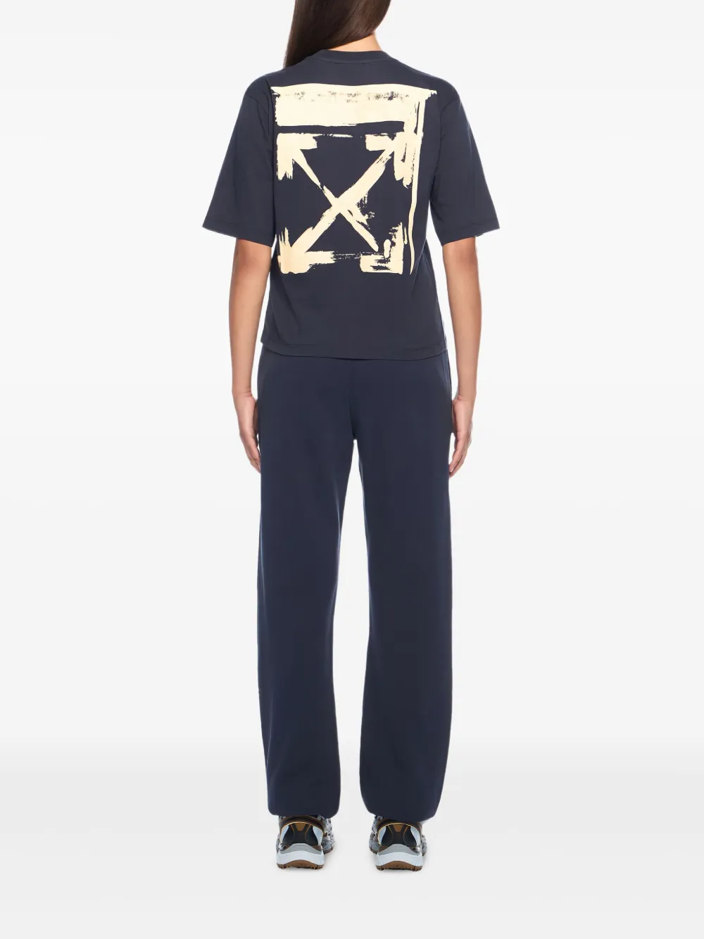 Off-White Ink Arrow T-shirt Blauw