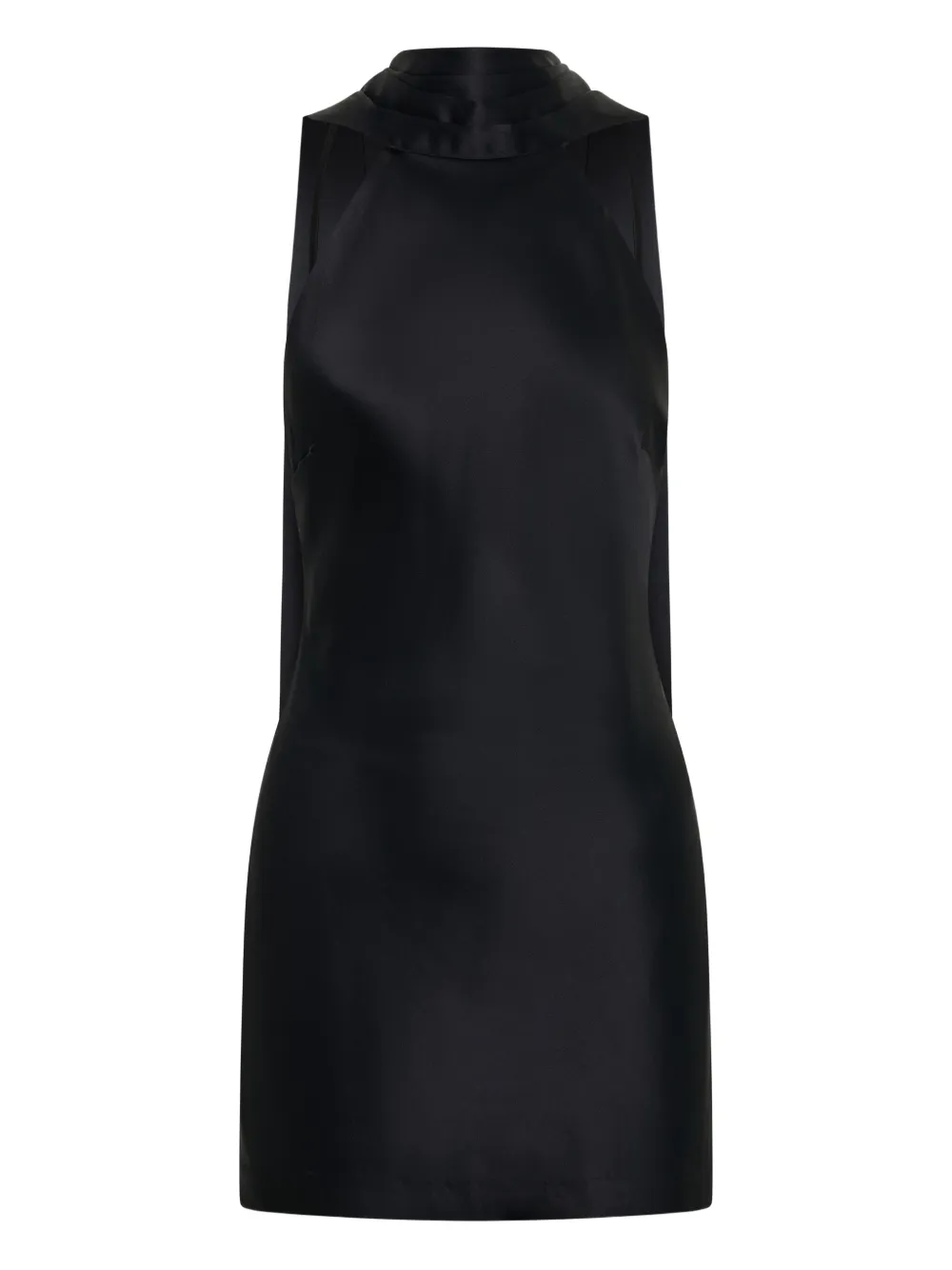 Nicholas Lita halterneck mini dress - ブラック Nicholas Lita halterneck mini dress - ブラック