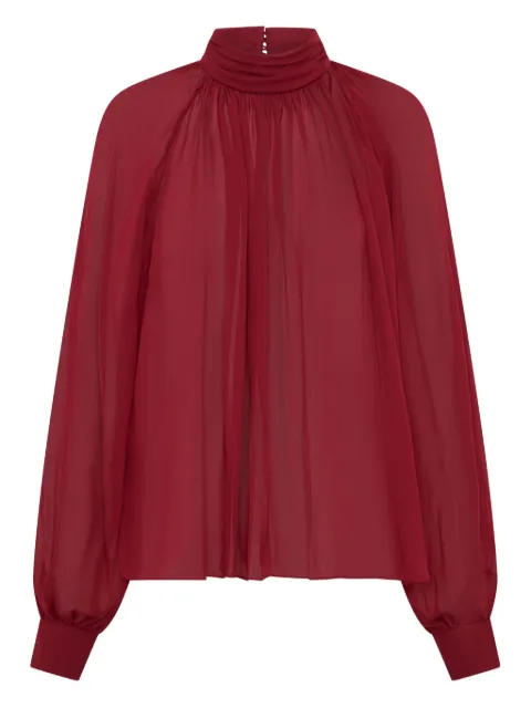Nicholas Solene high-neck long-sleeves top