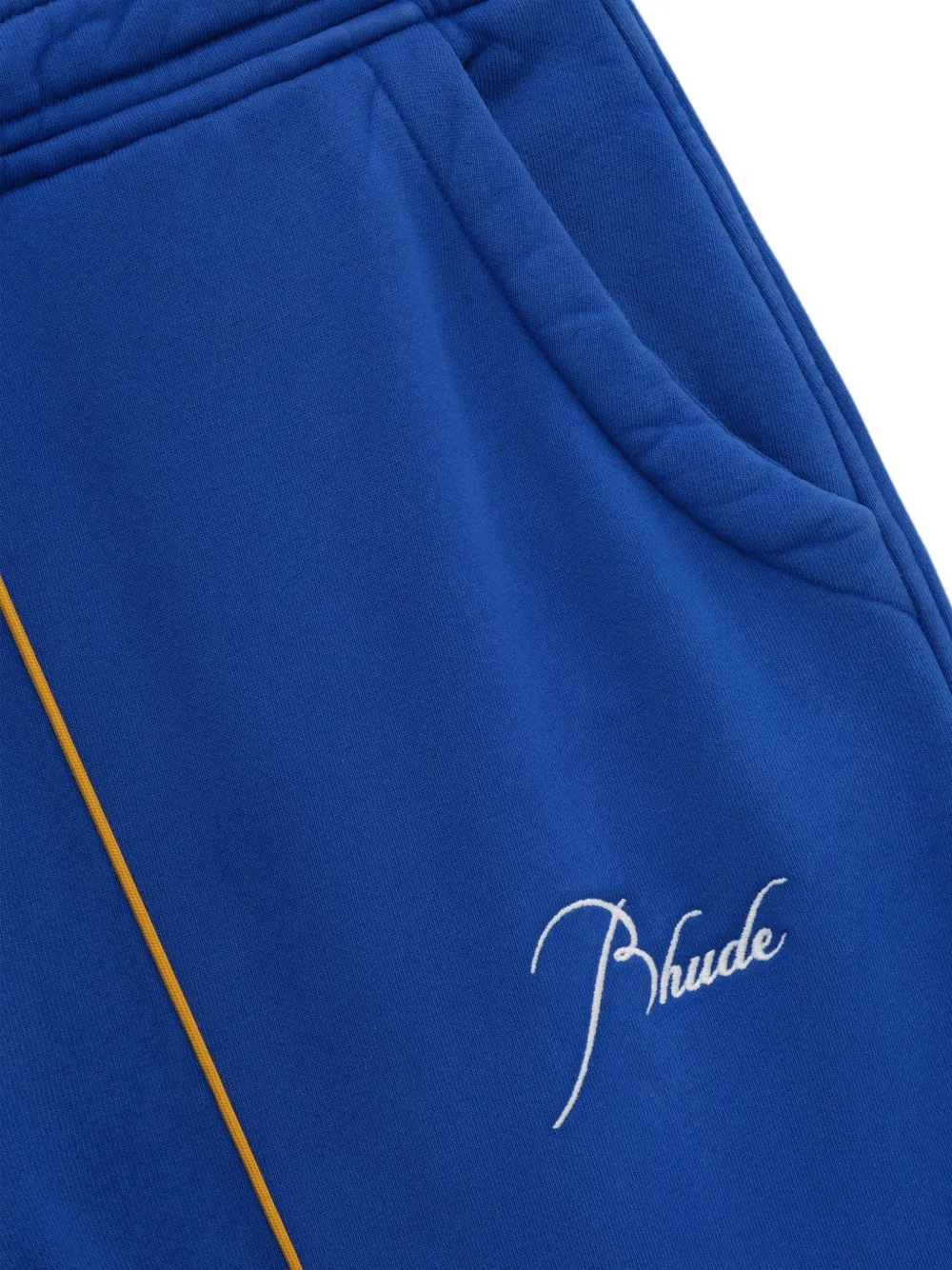 RHUDE Trainingsbroek met geborduurd logo Blauw