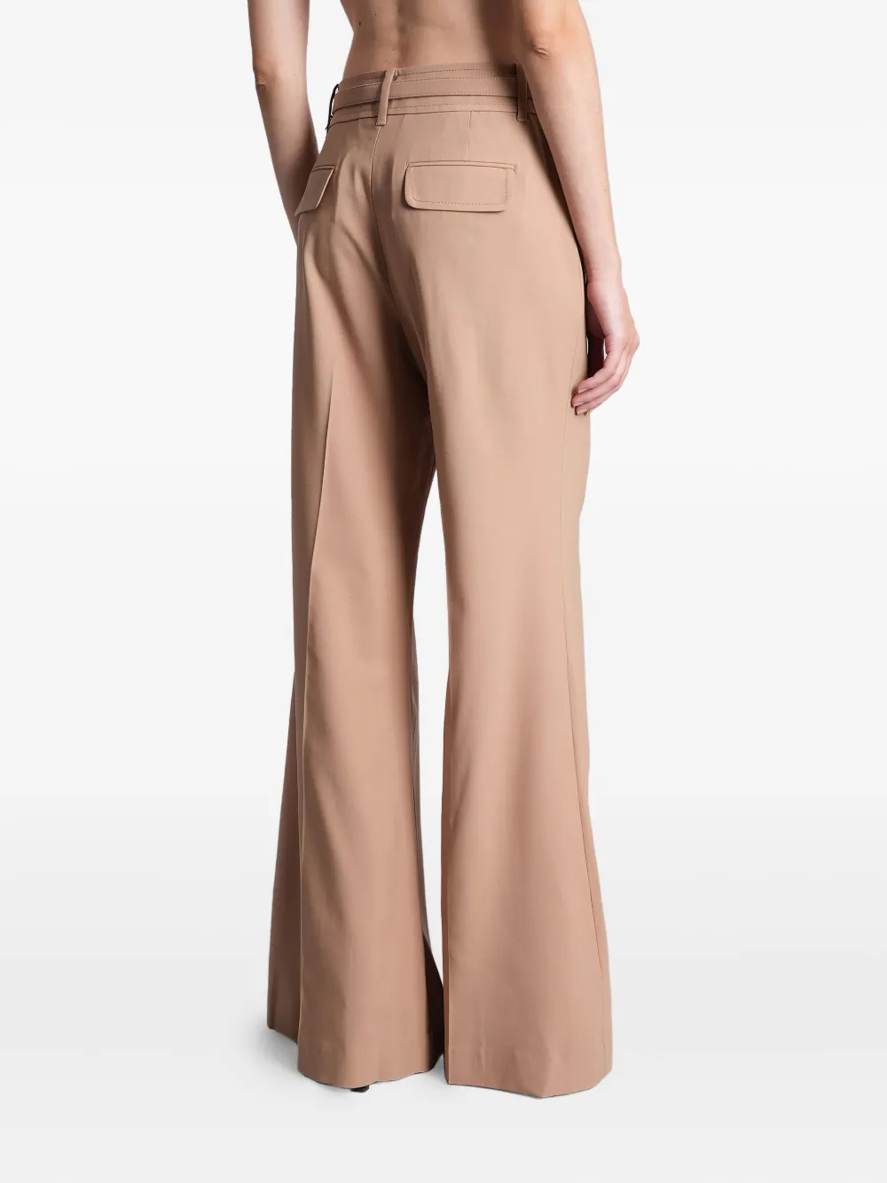 Zimmermann Hypnotic Belted Trousers In Neutral