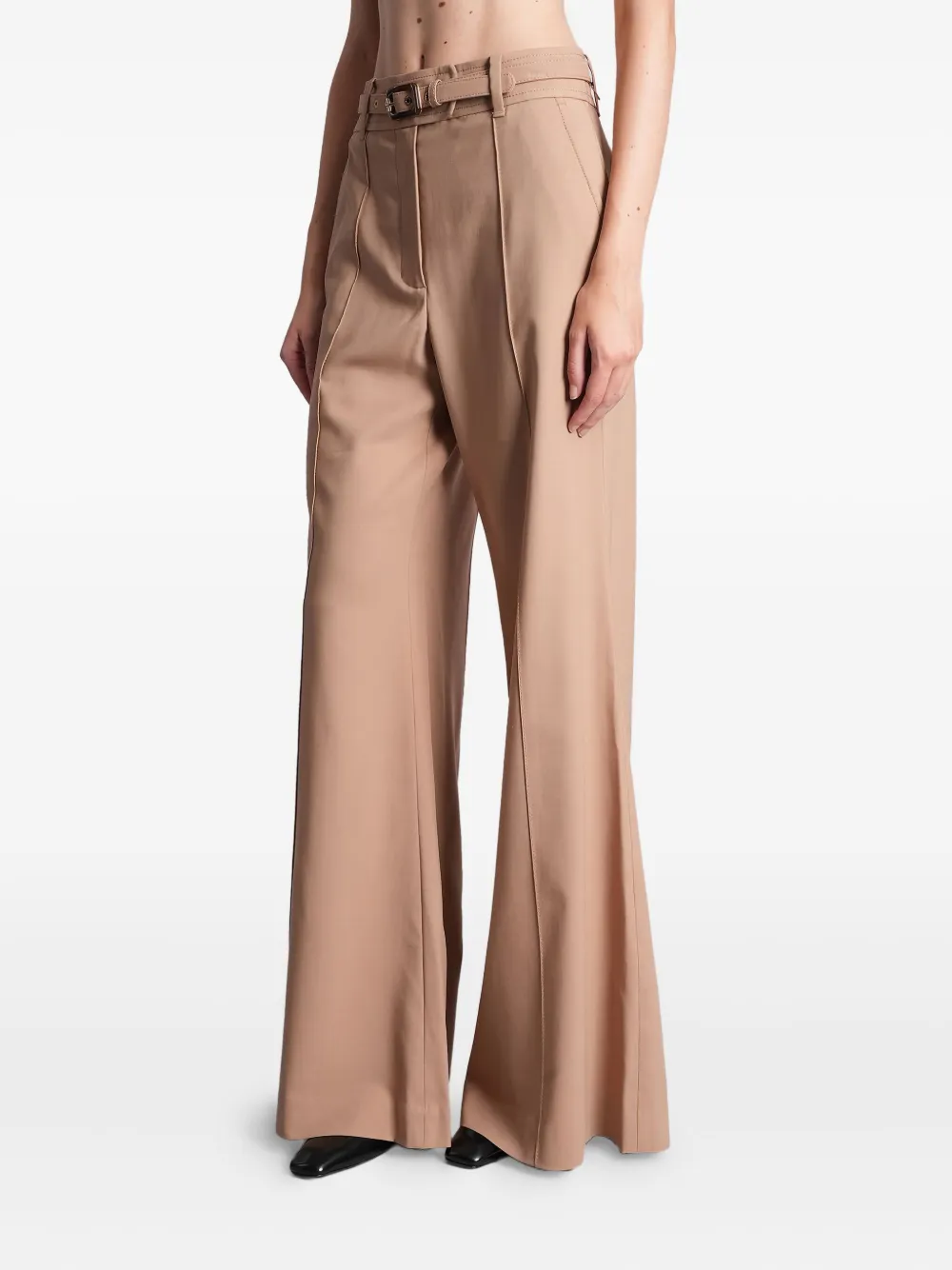 Zimmermann Hypnotic Belted Trousers In Neutral