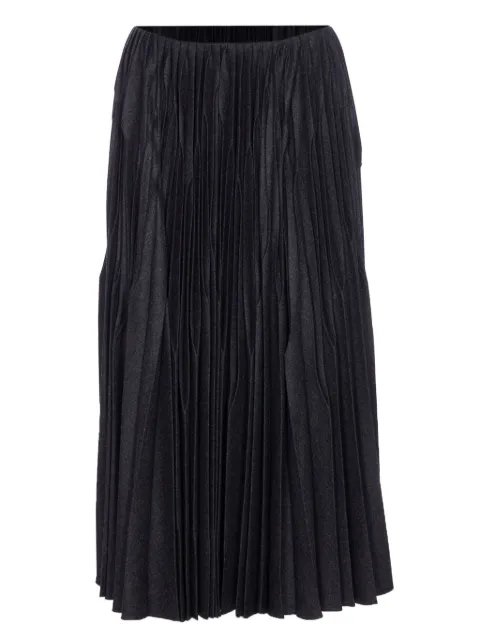 Alaïa pleated midi skirt