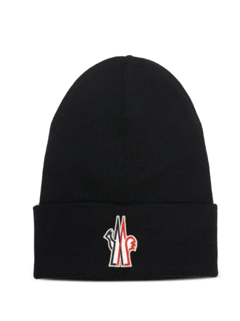 Moncler Grenoble logo-patch beanie