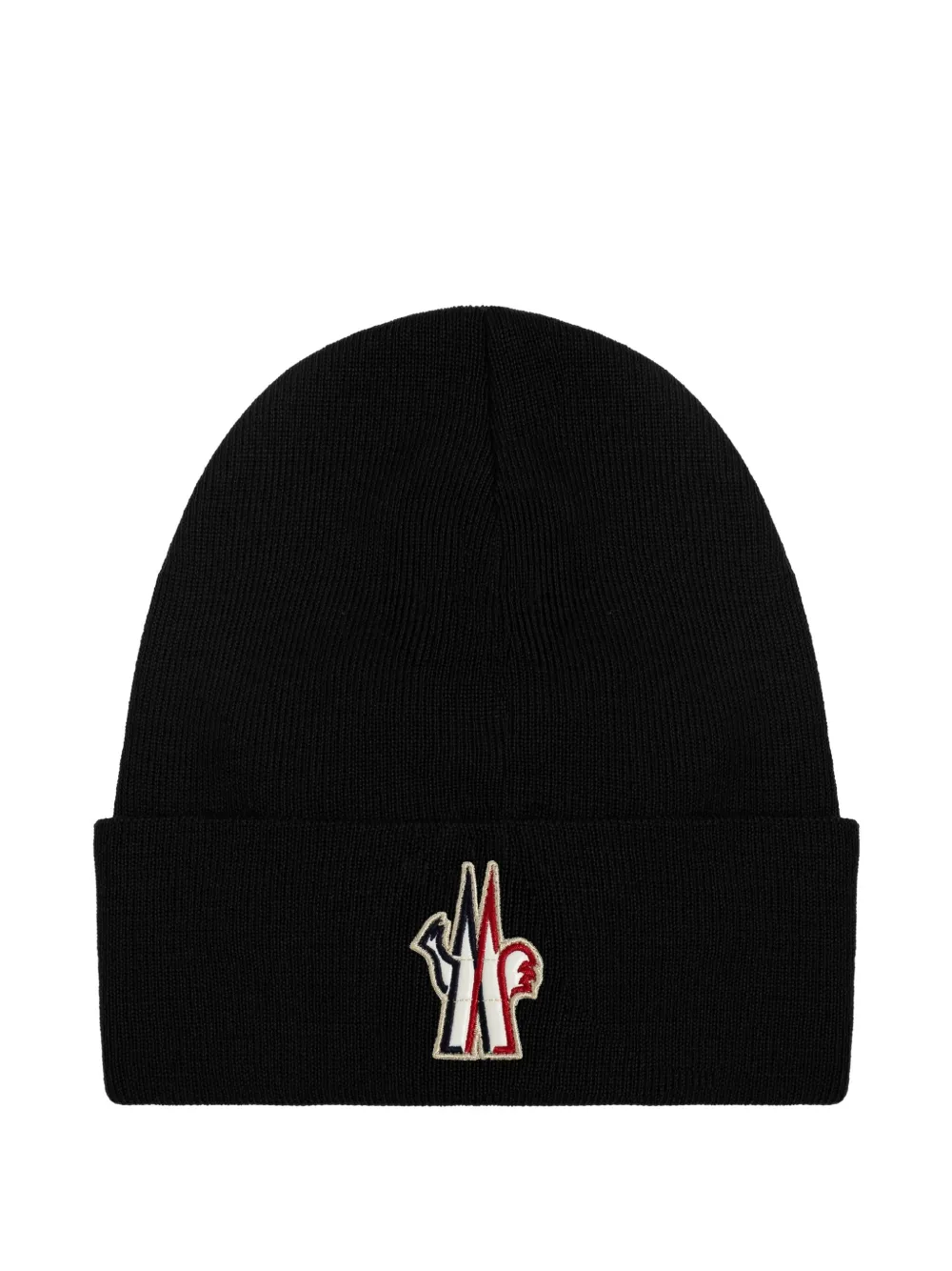 Moncler Grenoble logo-patch beanie | Black | Image 1