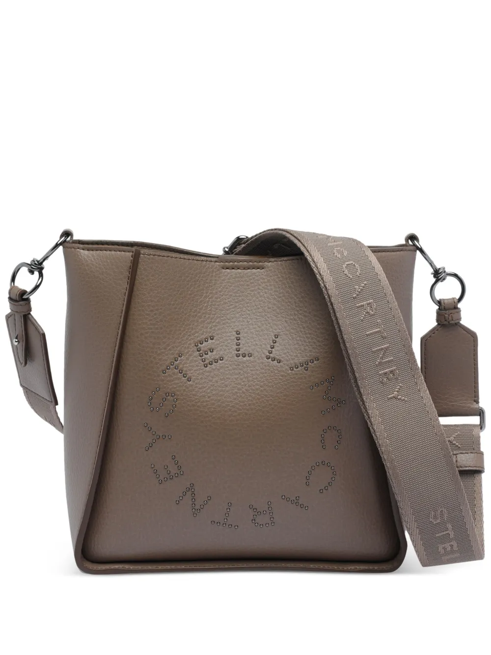 Stella McCartney logo-detailed shoulder bag | Brown | Image 1
