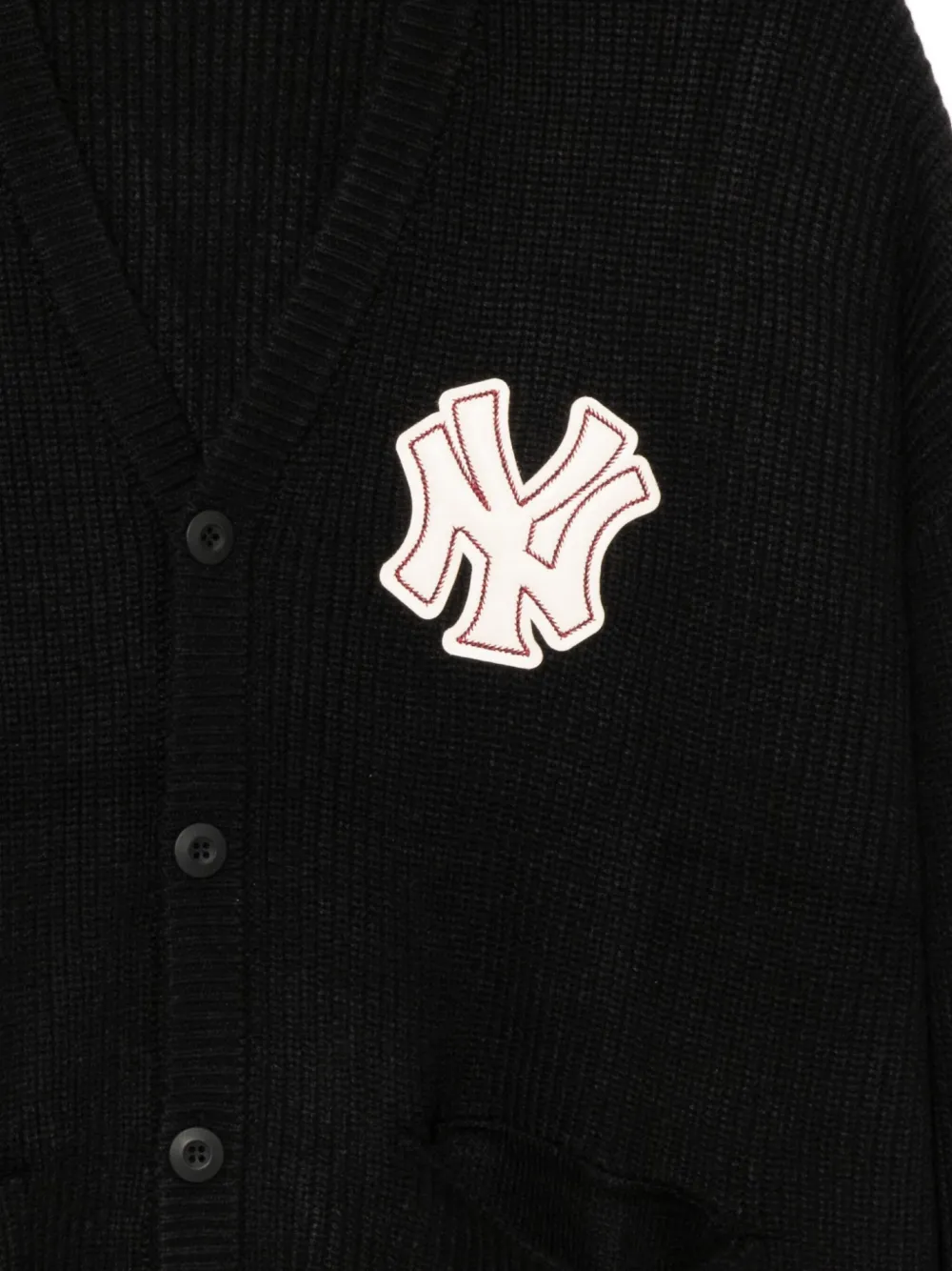  New Era Cap Logo-patch Cardigan - Black 