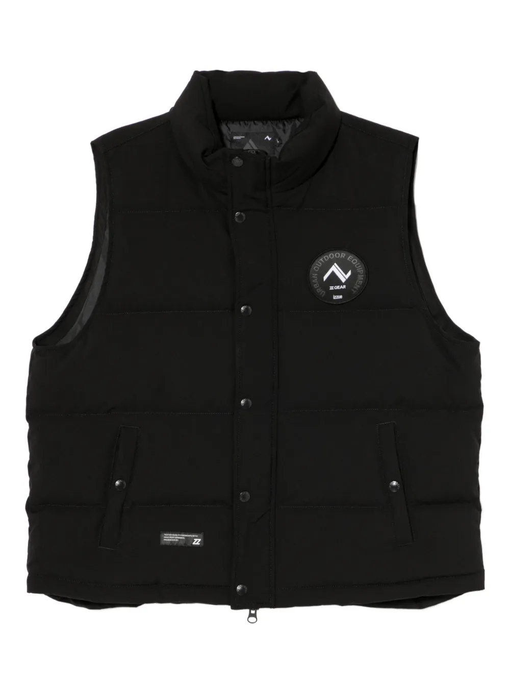 izzue Weste mit Logo-Patch | Schwarz | Image 1