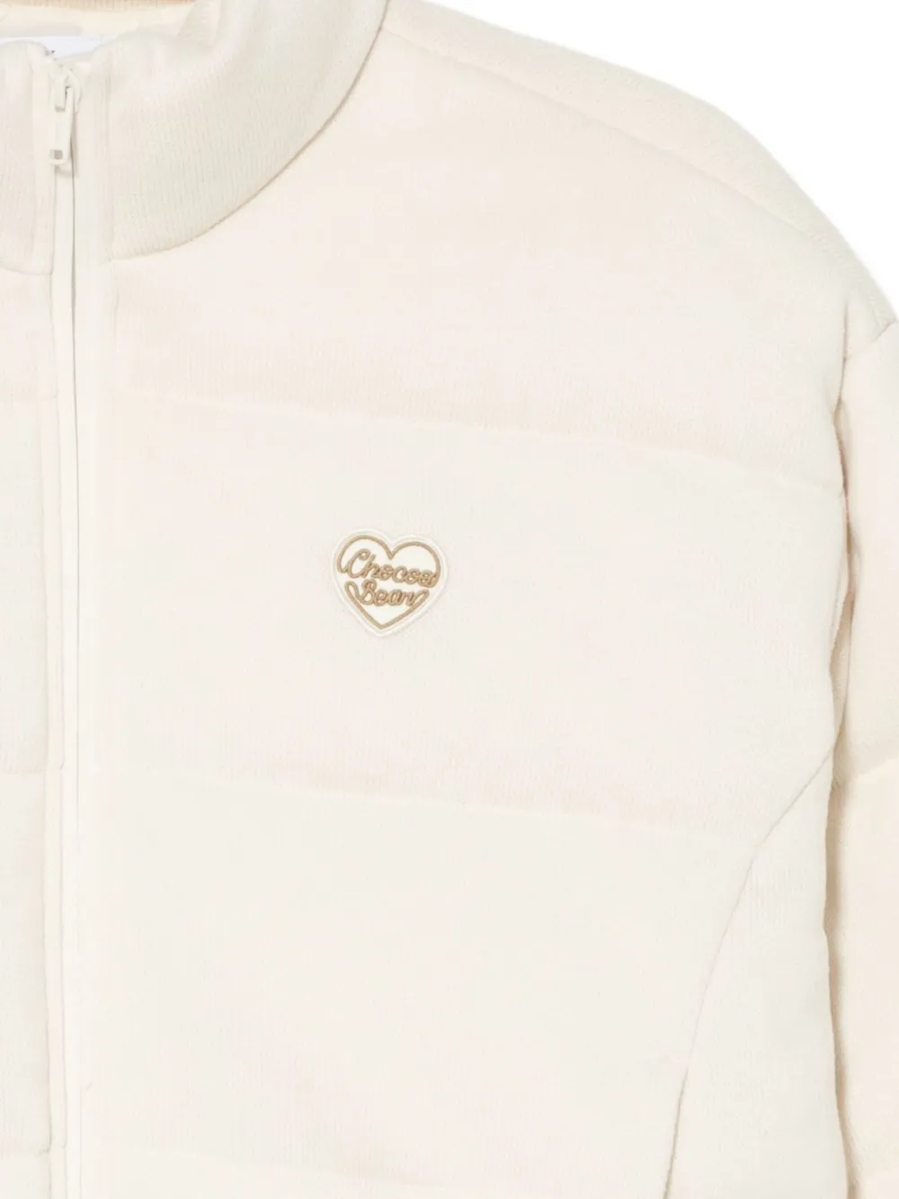 Chocoolate Jacke Mit Logo-stickerei In Brown