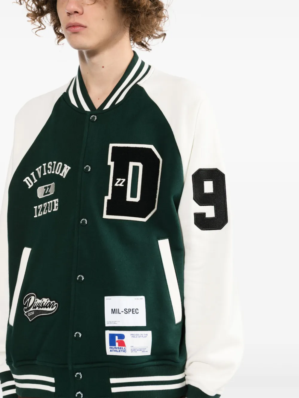 Izzue Logo-badge Bomber Jacket In Green