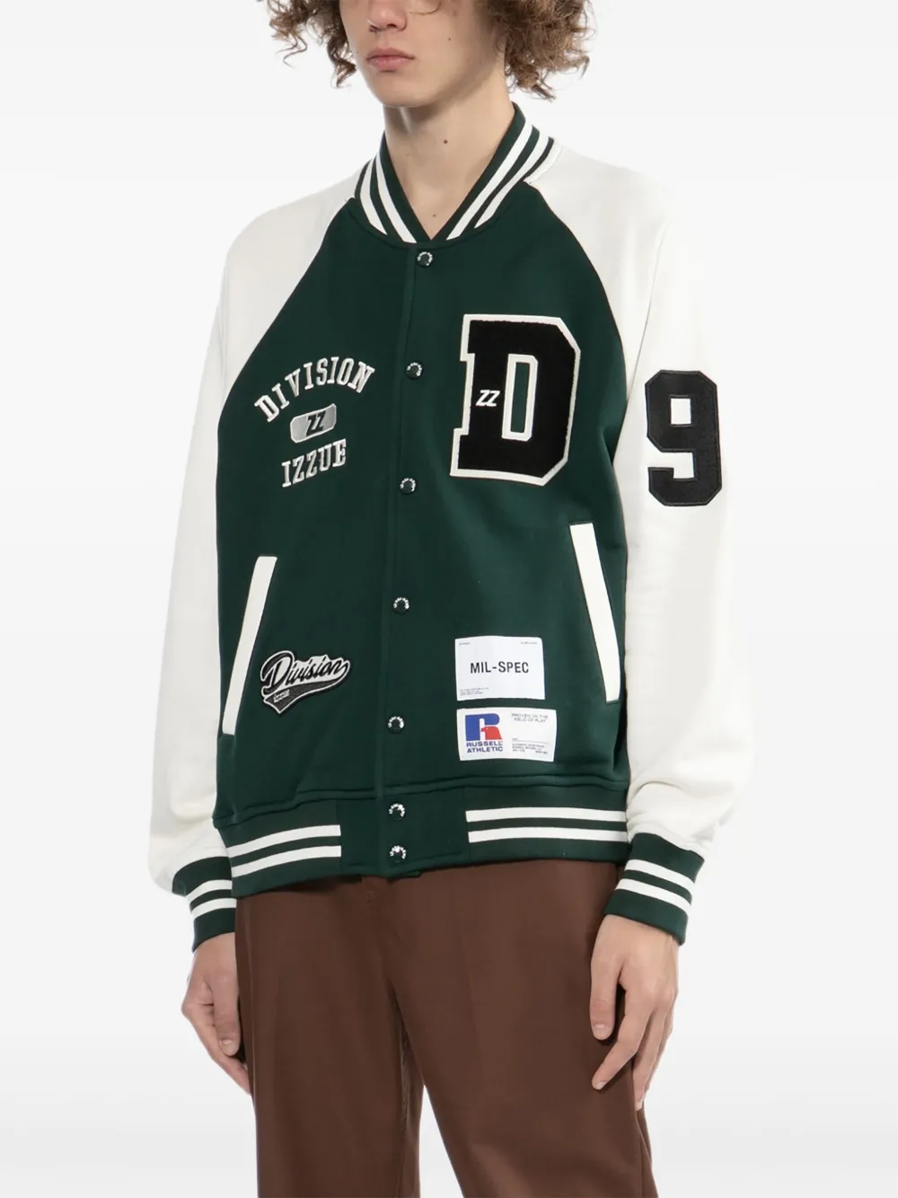 Izzue Logo-badge Bomber Jacket In Green